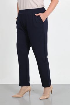 Immagine di CURVY GIRL NAVY BLUE EXTRA BIG TROUSERS
